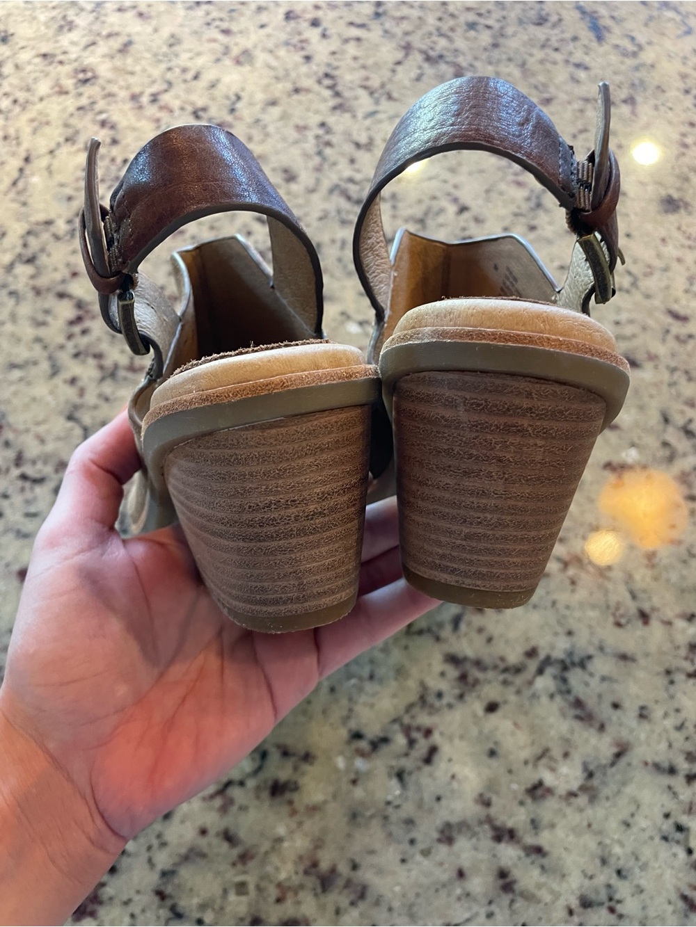 Sold Out online Sofft “Pelonia” sling back in taupe oiled cow 9 - Picture 4 of 6